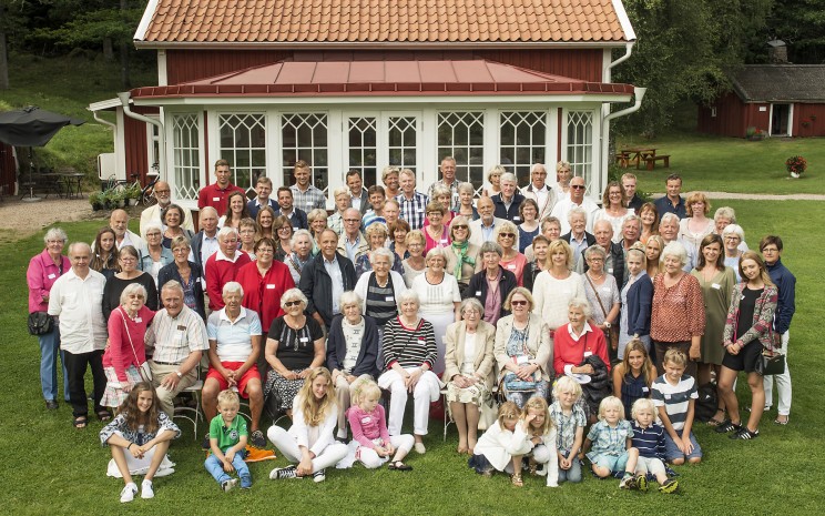 Gruppbild tagen vid årsmötet den 8 aug 2015